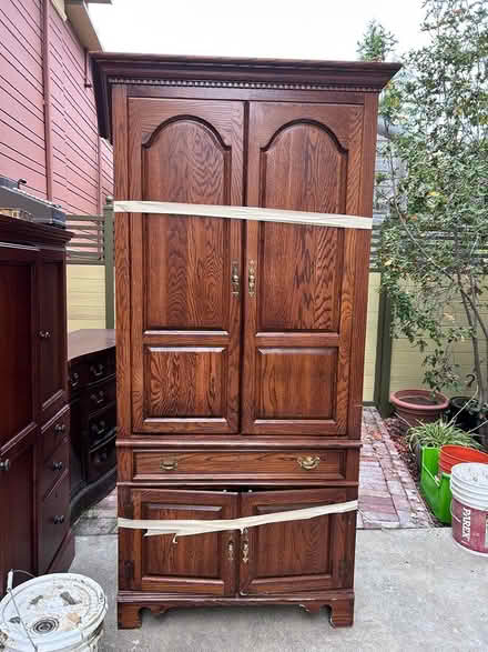 Photo of free oak like furnitures (2200 block of Roosevelt ave) #2