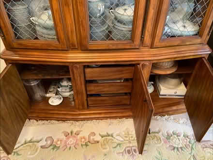 Photo of free Dresser - large wooden display cabinet (Putney SW15) #1