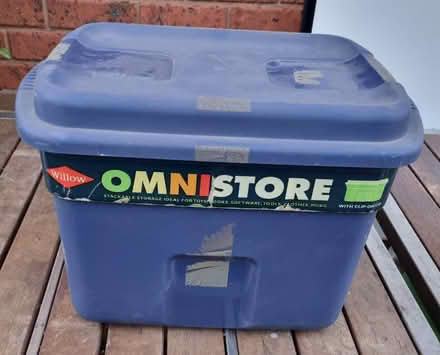 Photo of free sturdy plastic storage container (Brunswick) #1