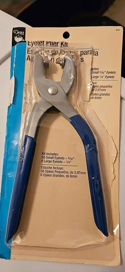 Photo of free Eyelet pliers til 8.20 (Powhatan Crossing) #1