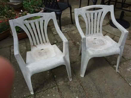 Photo of free Plastic garden chairs, in CO2 (Saint George's CO2) #1