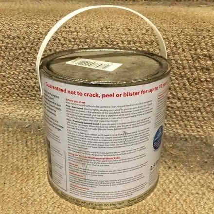 Photo of free Ronseal Waterproof Paint (Black), 2.5L Tin (Olton B92) #1