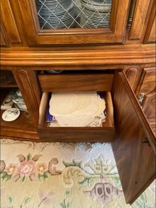 Photo of free Dresser - large wooden display cabinet (Putney SW15) #2