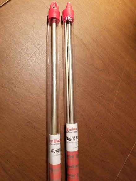 Photo of free Window covering weight bars (Preston) #1