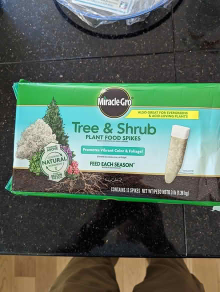 Photo of free Trey and shrub fertilizer spikes (Hercules) #1