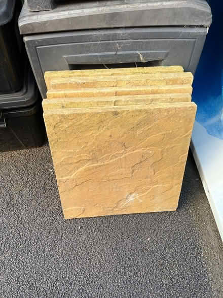 Photo of free 5 Cotswold paving slabs 45 x 45 cm (High fields Tetbury) #1
