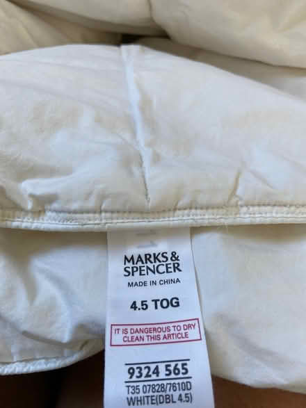Photo of free M&S double duvet (CT5) #1