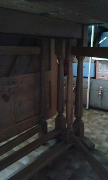 Photo of free Old gate leg table (SL4 Winkfield) #3