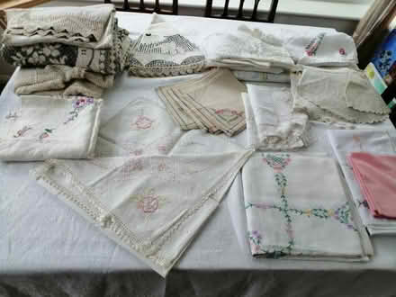 Photo of free Bag of vintage table linen (Scotton HG5) #1