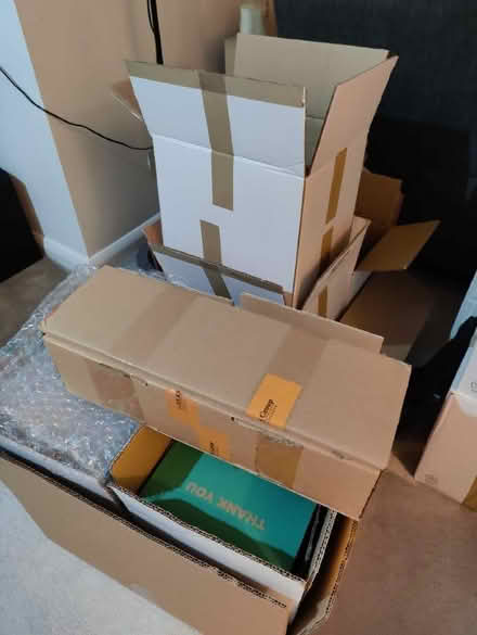 Photo of free Boxes and bubble wrap (Winklebury RG23) #1