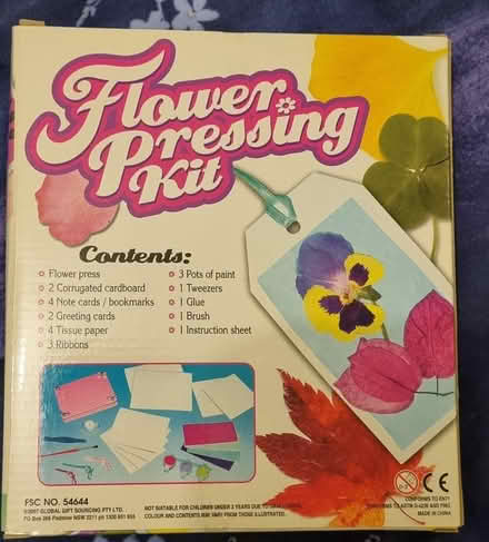 Photo of free Flower Pressing Kit (Kurralta Park) #2
