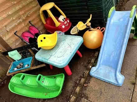 Photo of free Kids garden toys job lot (Heaton Moor SK4) #1