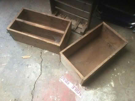 Photo of free Wooden boxes and a crate (Chesterfield S41) #2