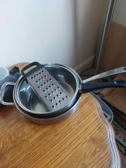 Photo of free Saucepan/ frying panand cheese grater (Belmont SM2) #1