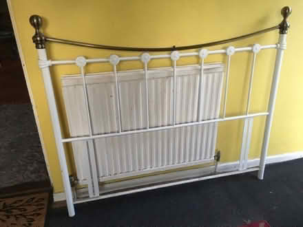Photo of free Metal bed head 4ft6 (Blundeston NR32) #1