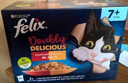 Photo of free Senior 7+ wet cat food (Clayton West HD8) #1