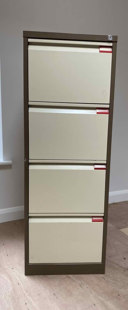 Photo of free 4 drawer filing cabinet (Hala/Bowerham LA1) #1