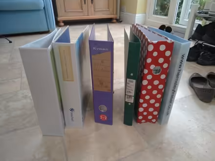 Photo of free Six A4 ring binders (Wallingford, OX10) #1