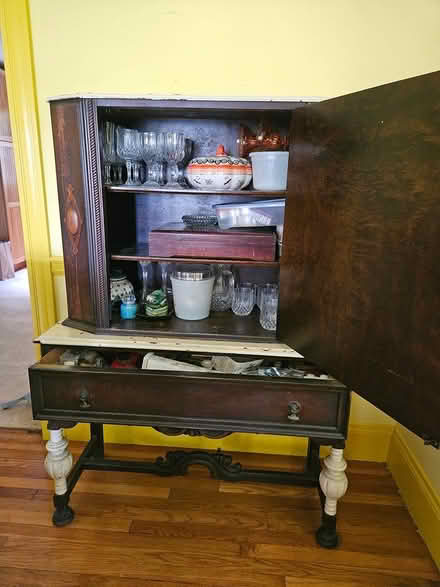 Photo of free China Cabinet w/ drawer (Medford) #2