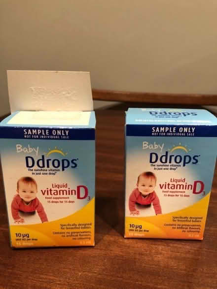 Photo of free Sample size baby vitamin D drops (Coggeshall Hamlet CO5) #2