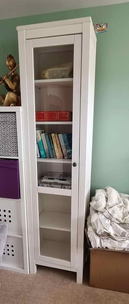 Photo of free IKEA Hemnes display case / bookcase (Porthcawl CF36) #1