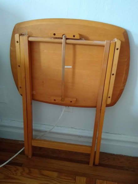 Photo of free Folding wood table (Ridge Blvd and 67th) #1