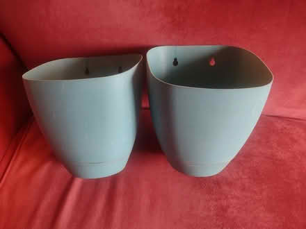 Photo of free Verdigris hanging planters (Ballard loyal heights) #1