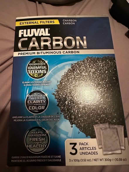 Photo of free 3 pack Fluval carbon 100g each (Markham and Lawrence) #1