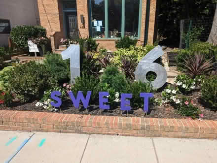 Photo of free "Sweet 16" Sign (American University Park, DC) #1