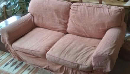 Photo of free Terracotta 2-seater sofa & armchair (Blencarn CA10) #1