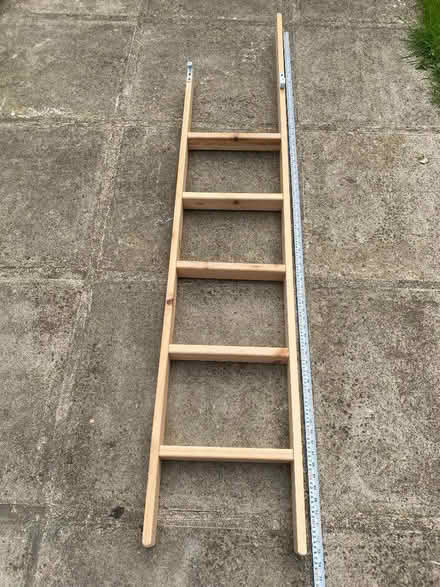 Photo of free wooden ladder for a bunk bed (Sewerby YO16) #3