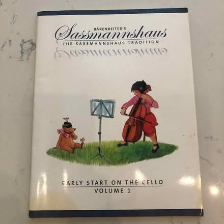 Photo of free Cello Lesson Book (Southwest D.C.) #1
