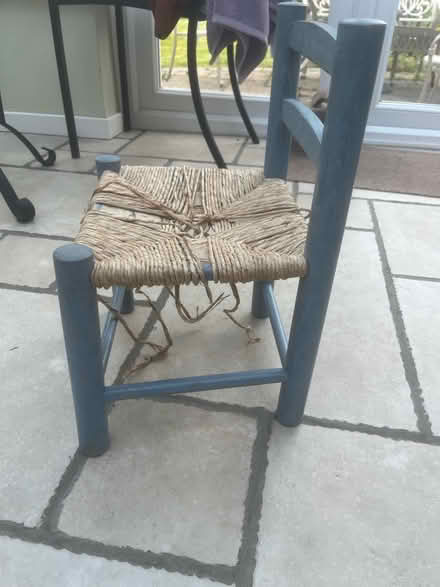 Photo of free Wooden raffia child’s chair (Ryton NE40) #2