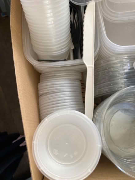 Photo of free Plastic tubs & pots (Dogsthorpe) #3