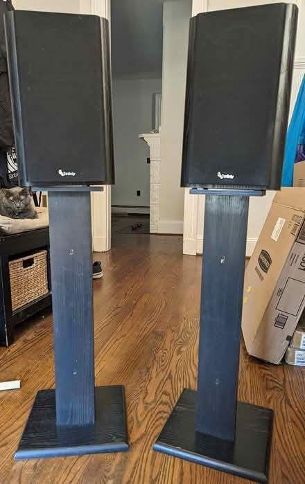 Photo of free Infinity speakers with stands (Mount Pleasant) #1