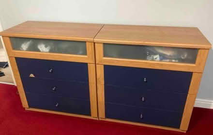 Photo of free Blue Ikea chest of drawers (Saville Park HX2) #2
