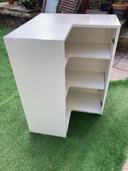 Photo of free White corner wall unit (Greenfield OL3) #2