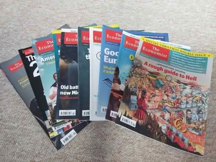 Photo of free 10 x old magazines 'The Economist' (Kendal LA9) #1