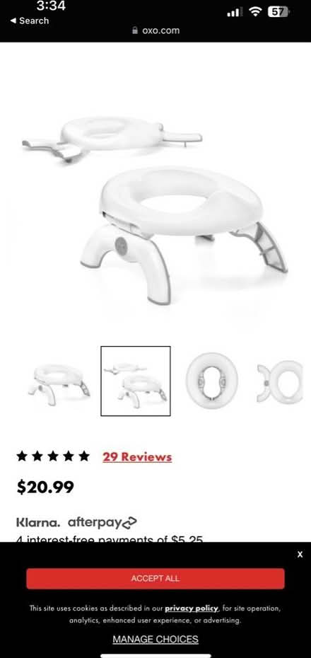 Photo of free Oxo Travel Potty for Toddlers (Coral Gables) #1