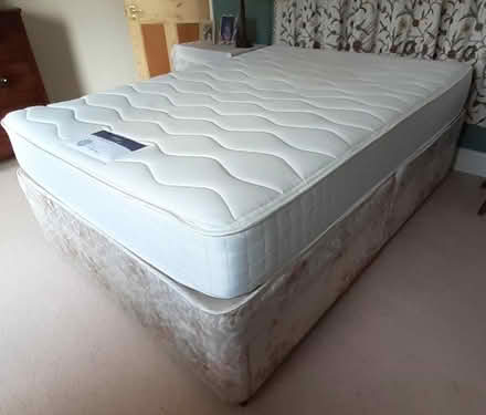 Photo of free Double divan bed and mattress (both Silentnight) (Heartsease NR7) #4
