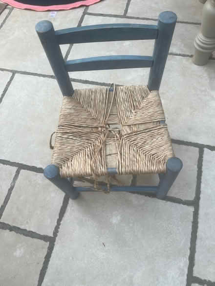 Photo of free Wooden raffia child’s chair (Ryton NE40) #3