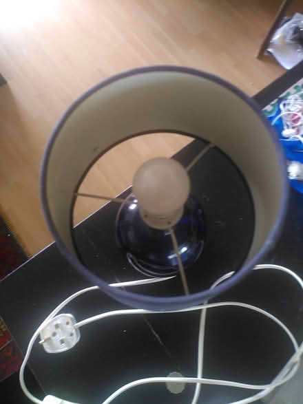 Photo of free Navy blue IKEA lamp (N7 Holloway Road) #2