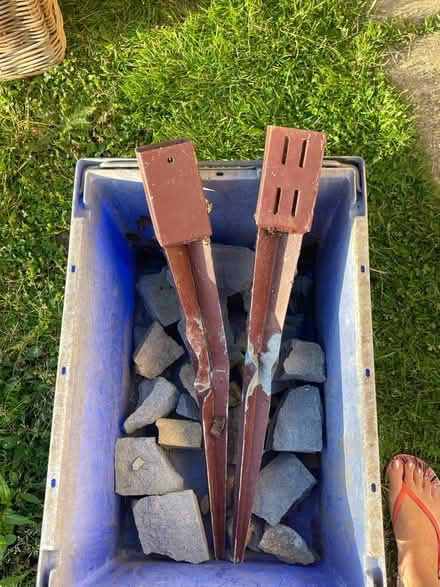 Photo of free Two used met posts for 3x3 inch (Cavendish) #2