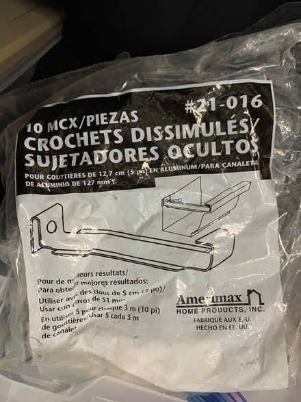 Photo of free Gutter hangers (Pound Ridge) #1