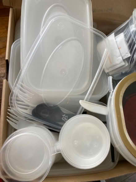 Photo of free Plastic tubs & pots (Dogsthorpe) #1