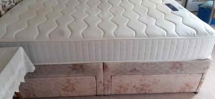 Photo of free Double divan bed and mattress (both Silentnight) (Heartsease NR7) #2