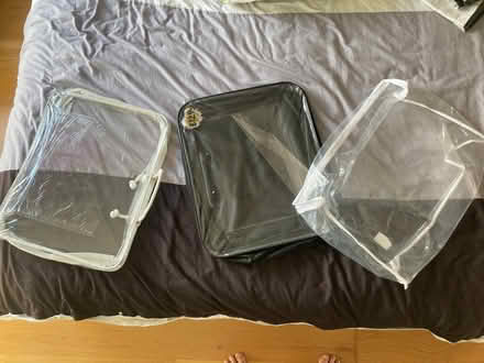 Photo of free 3 x zip clothing storage bags (SW18) #1