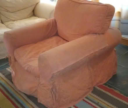 Photo of free Terracotta 2-seater sofa & armchair (Blencarn CA10) #2