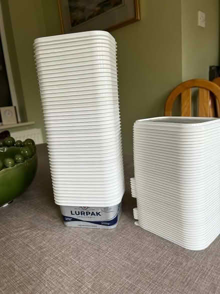 Photo of free 45 Plastic boxes with lids (Widmer End HP15) #1