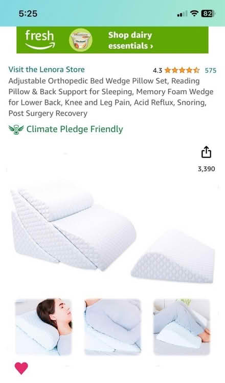 Photo of free Bed wedge pillow (75080) #1